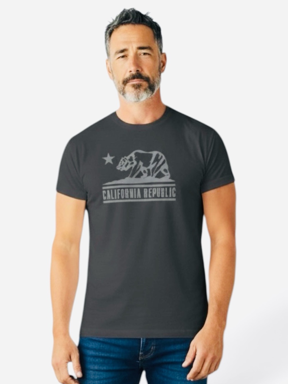 Univibe Black California Republic Graphic Tee
